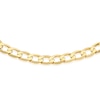 Thumbnail Image 2 of 9ct Yellow Gold 9'' Solid Curb Chain Bracelet