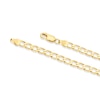 Thumbnail Image 3 of 9ct Yellow Gold 9'' Solid Curb Chain Bracelet
