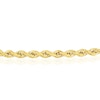 Thumbnail Image 2 of 9ct Yellow Gold Adjustable 9" Rope Chain Anklet