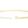 Thumbnail Image 3 of 9ct Yellow Gold Adjustable 9" Rope Chain Anklet