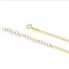Thumbnail Image 3 of 9ct Yellow Gold Adjustable Starburst Chain Anklet