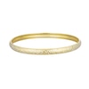 Thumbnail Image 0 of Together Silver & 9ct Bonded Gold Diamond Cut 5mm Bangle