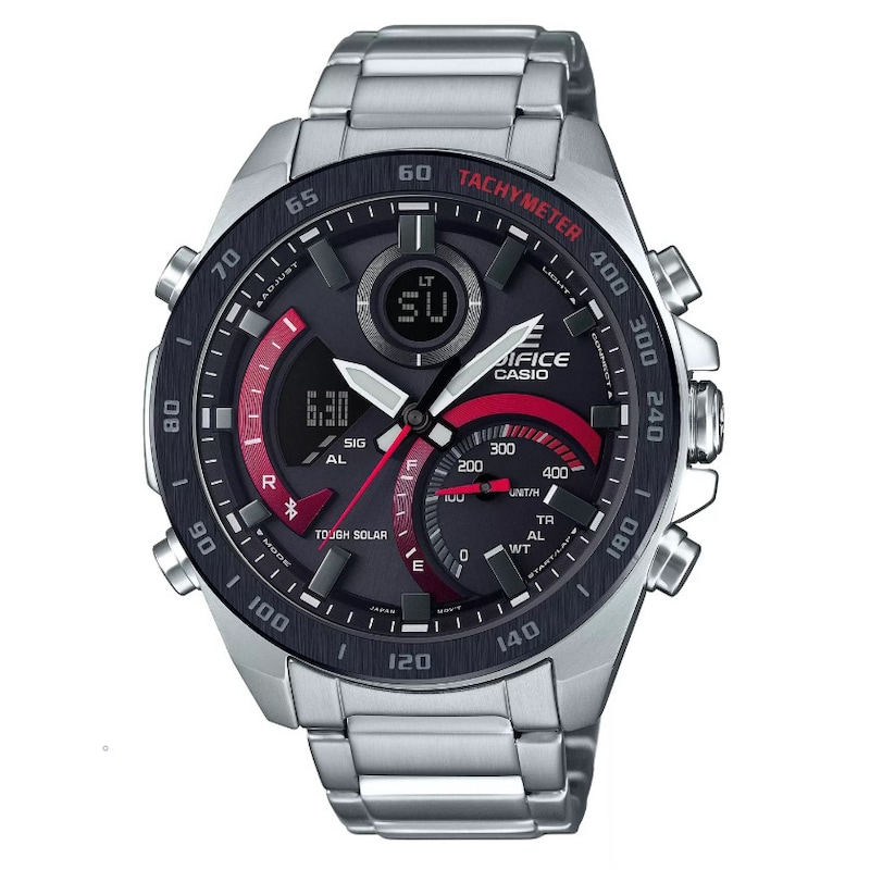 Main Image 4 of Casio Edifice ECB-900DB-1AER Men's Stainless Steel Bracelet Watch