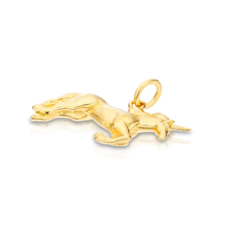 Yellow Gold Plated Unicorn Charm