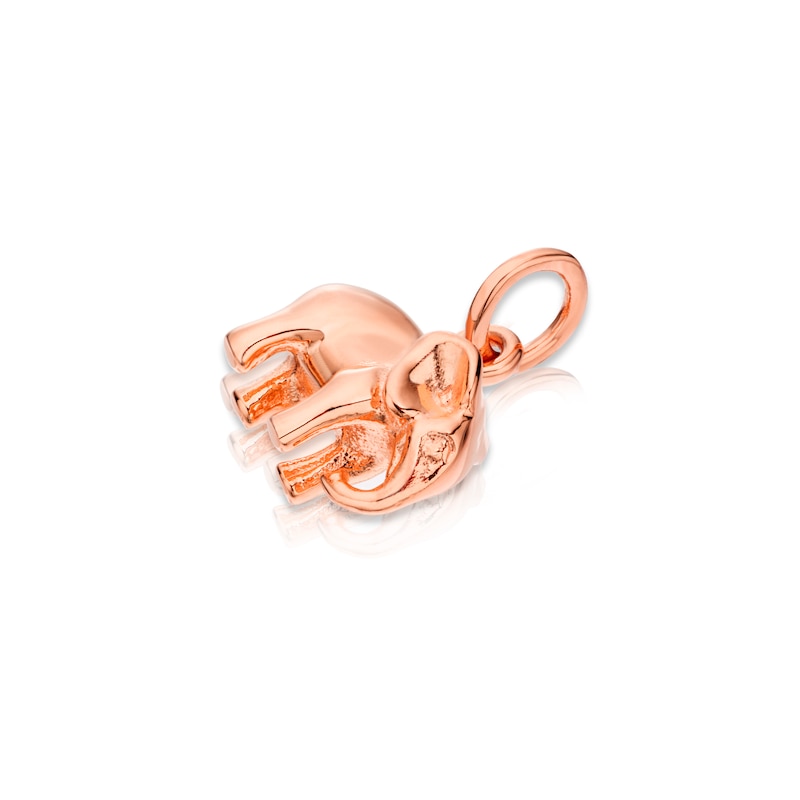 Rose Gold Plated Elephant Charm