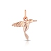 Thumbnail Image 0 of Rose Gold Plated Silver Hummingbird Charm