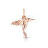 Thumbnail Image 0 of Rose Gold Plated Silver Hummingbird Charm