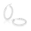 Thumbnail Image 0 of Silver Twist Hoop Earrings