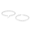 Thumbnail Image 1 of Silver 30mm Rope Hoop Earrings