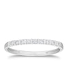 Thumbnail Image 1 of 9ct White Gold 0.10ct Diamond Straight Band