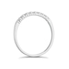 Thumbnail Image 2 of 9ct White Gold 0.10ct Diamond Straight Band