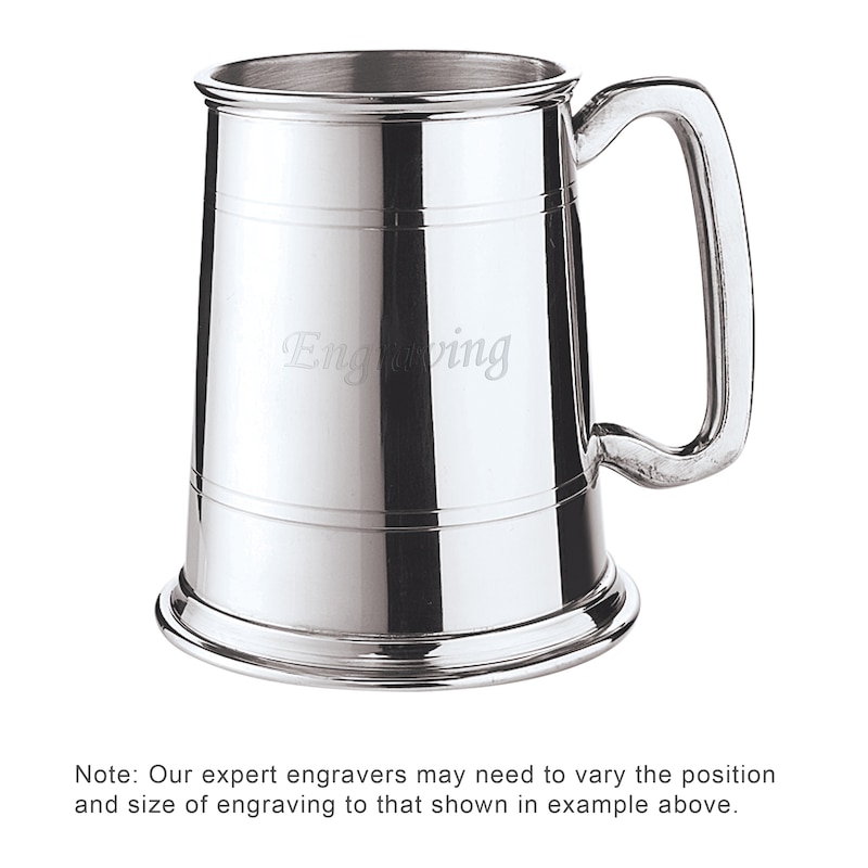Classic Collection One Pint Personalised Pewter Tankard