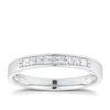 Thumbnail Image 1 of Platinum 0.10ct Diamond Straight Band