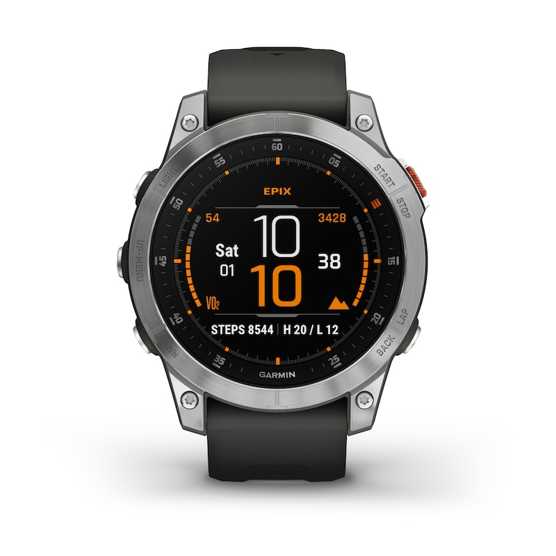 Main Image 1 of Garmin epix Gen 2 Men's Grey Silicone Smartwatch