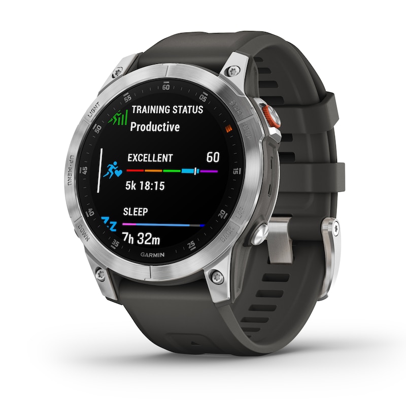 Main Image 2 of Garmin epix Gen 2 Men's Grey Silicone Smartwatch