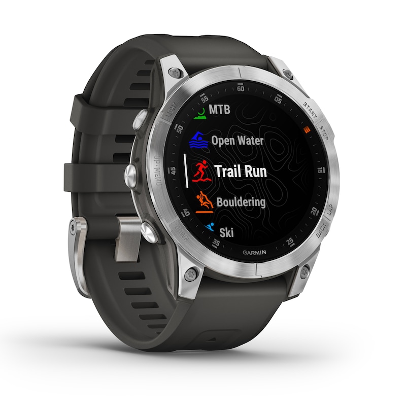 Main Image 3 of Garmin epix Gen 2 Men's Grey Silicone Smartwatch