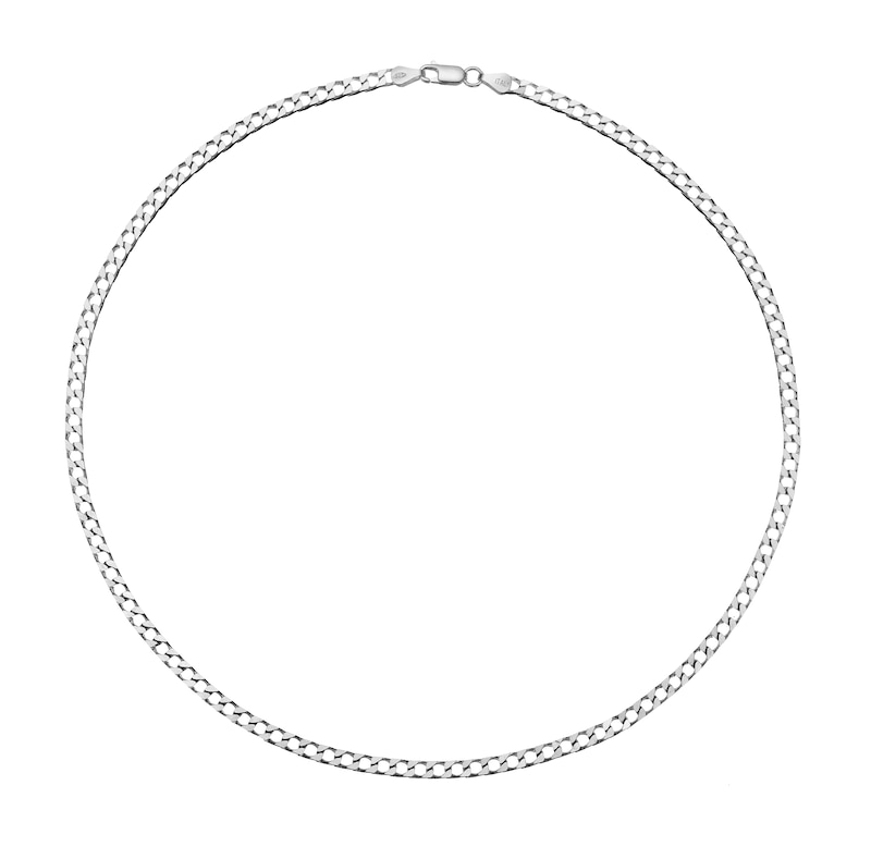 Main Image 1 of Sterling Silver 20" Curb Chain