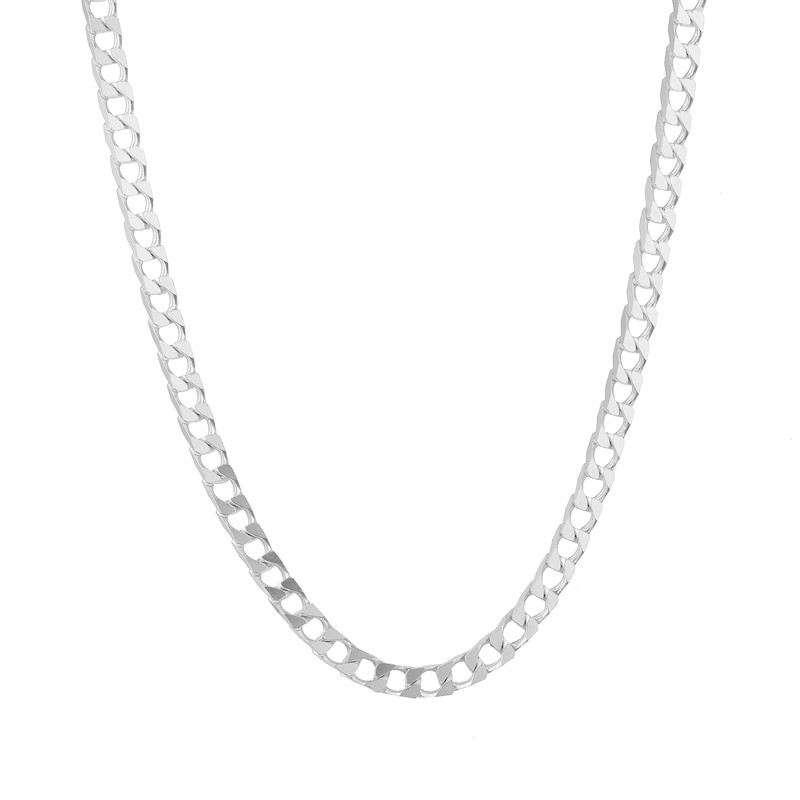 Main Image 2 of Sterling Silver 20" Curb Chain