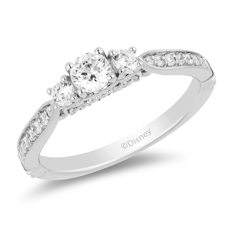 Main Image 1 of Enchanted Disney Fine Jewellery 0.50ct Diamond Cinderella Ring