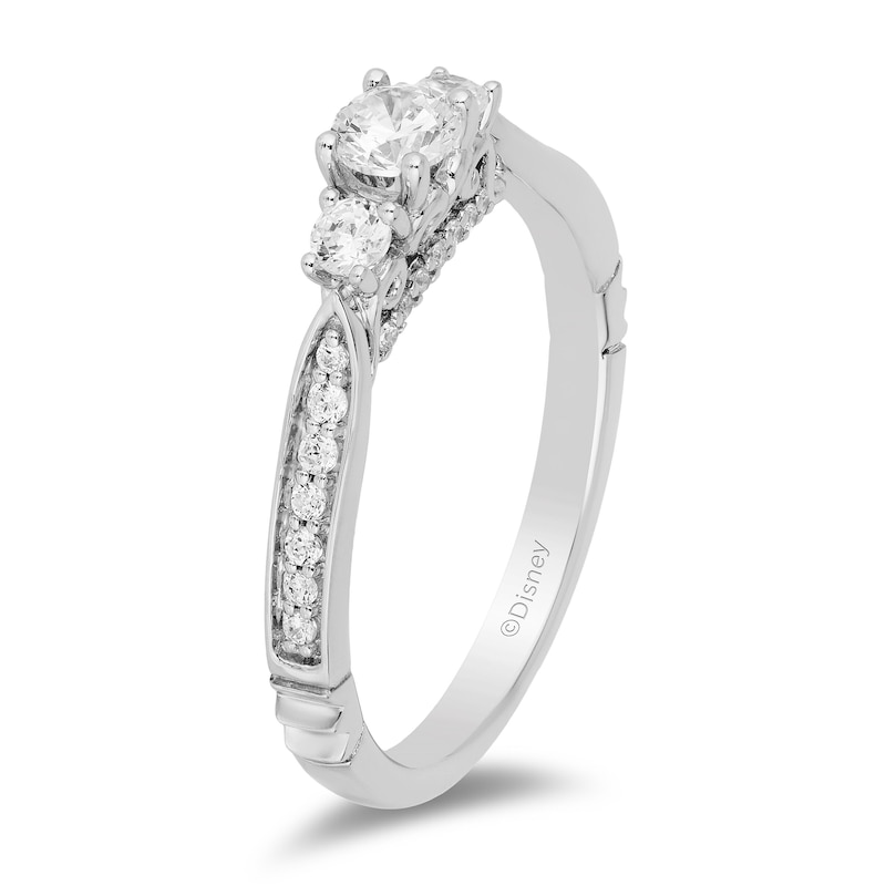 Main Image 2 of Enchanted Disney Fine Jewellery 0.50ct Diamond Cinderella Ring