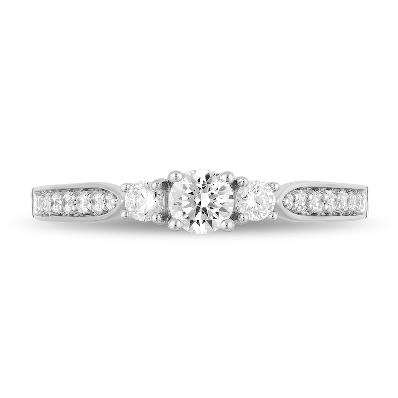 Main Image 4 of Enchanted Disney Fine Jewellery 0.50ct Diamond Cinderella Ring