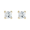 Thumbnail Image 1 of 9ct Yellow Gold Cubic Zirconia Square 4mm Stud Earrings