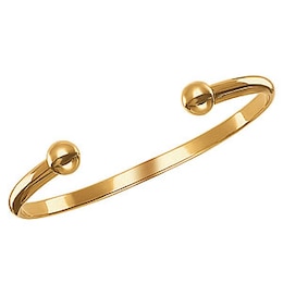 Men's 9ct Yellow Gold Torque Bangle