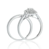 Thumbnail Image 1 of Perfect Fit 9ct White Gold 0.40ct Total Diamond Bridal Set