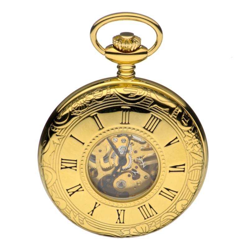 Main Image 1 of Skeleton Pocket Watch