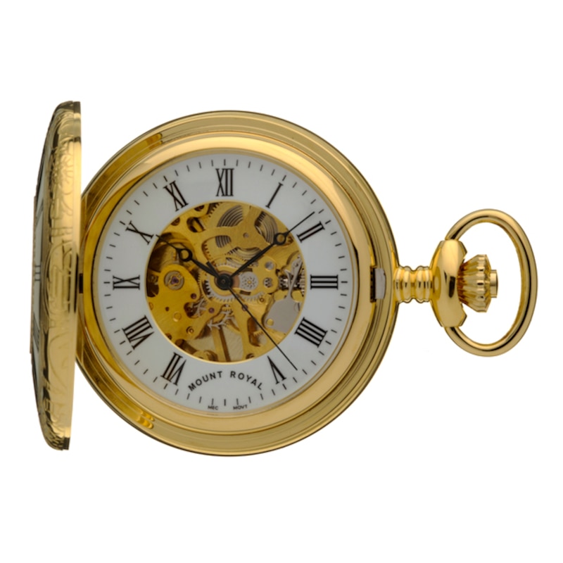 Main Image 2 of Skeleton Pocket Watch