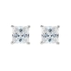 Thumbnail Image 0 of Sterling Silver Cubic Zirconia 5mm Square Stud Earrings