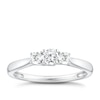 Thumbnail Image 1 of 9ct White Gold 0.33ct Diamond Three Stone Ring