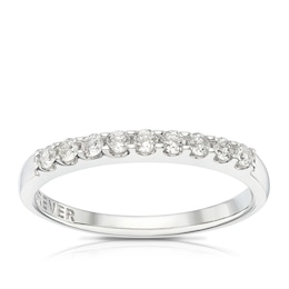 The Forever Diamond 18ct White Gold 0.20ct Diamond Eternity Ring