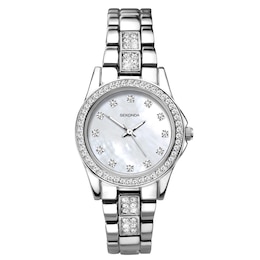 Sekonda Joanne Ladies' Crystal Silver Tone Bracelet Watch