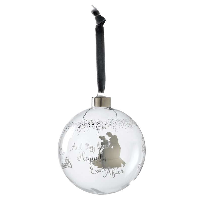 Main Image 2 of Disney Enchanting Bridal Cinderella Wedding Bauble Ornament