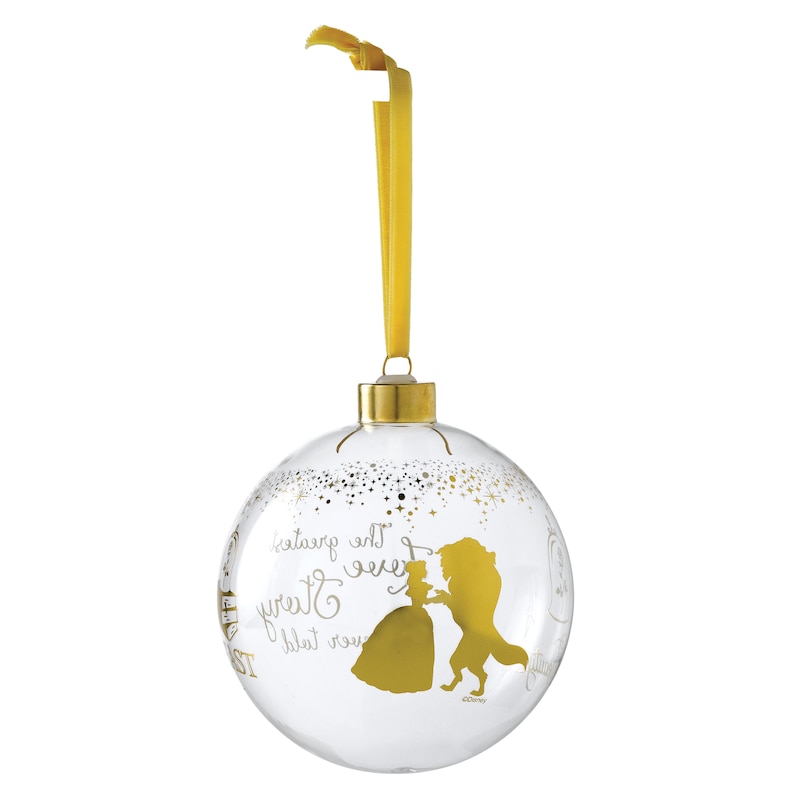 Main Image 2 of Disney Enchanting Bridal Belle Wedding Bauble Ornament