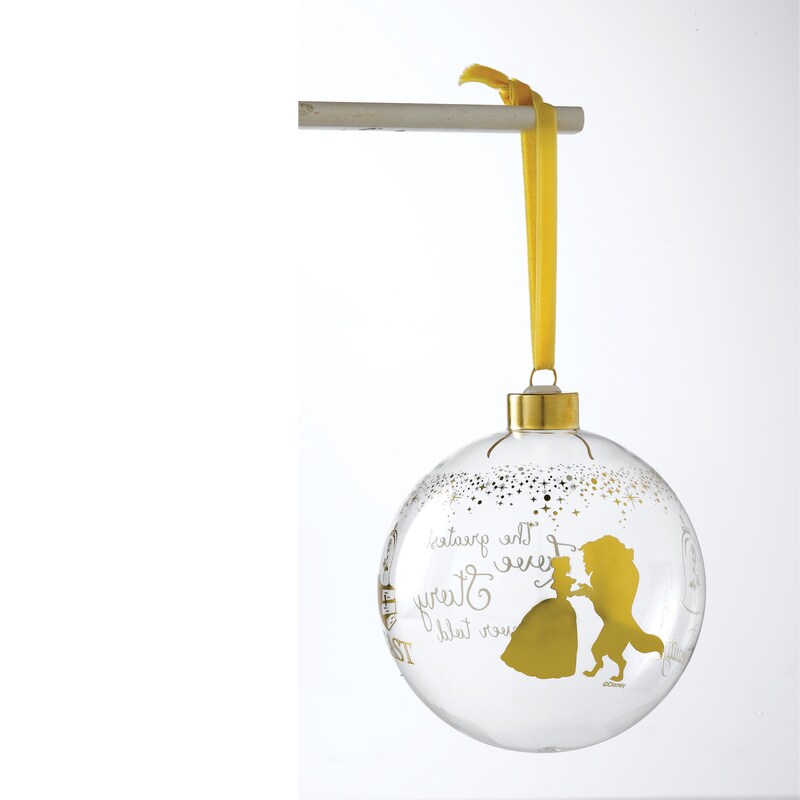 Main Image 3 of Disney Enchanting Bridal Belle Wedding Bauble Ornament