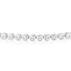 Thumbnail Image 2 of Sterling Silver 0.10ct Illusion Set Diamond Round Bracelet