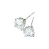 Thumbnail Image 0 of 9ct White Gold Cubic Zirconia 6mm Stud Earrings