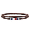 Thumbnail Image 1 of Tommy Hilfiger Men's Brown Leather Bracelet