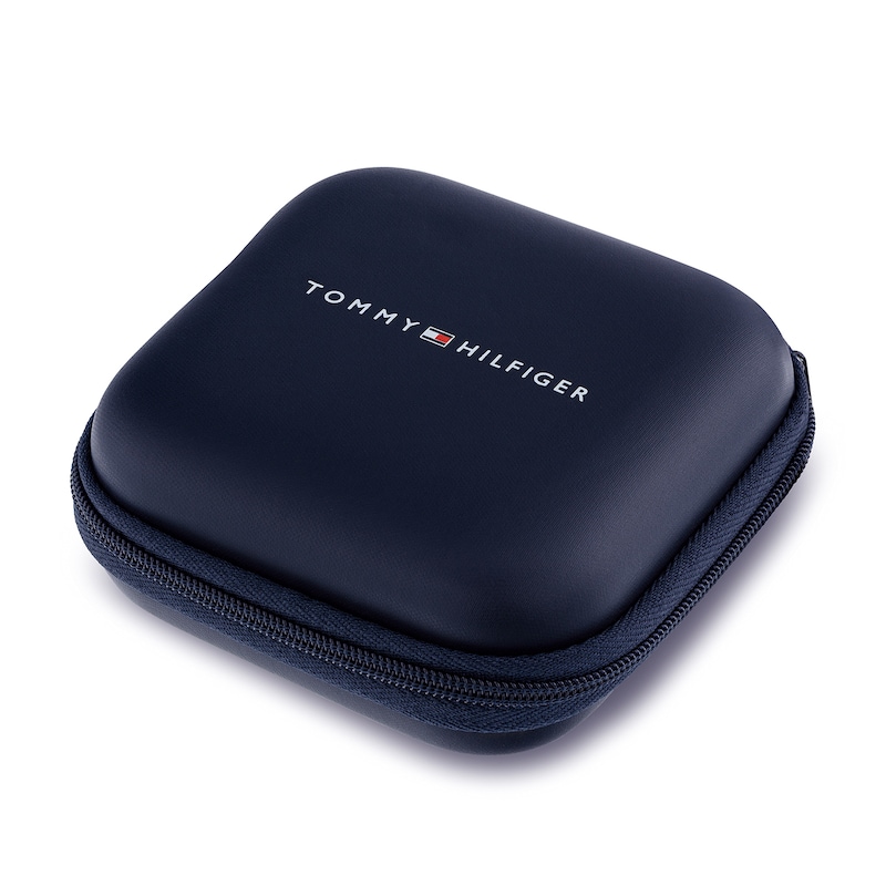Main Image 2 of Tommy Hilfiger Men's Black Double Layer Leather Bracelet