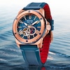 Thumbnail Image 4 of Bulova Marine Star Automatic Men's Blue Strap Watch