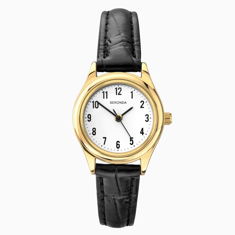 Main Image 1 of Sekonda Evans Ladies' Black Strap Watch