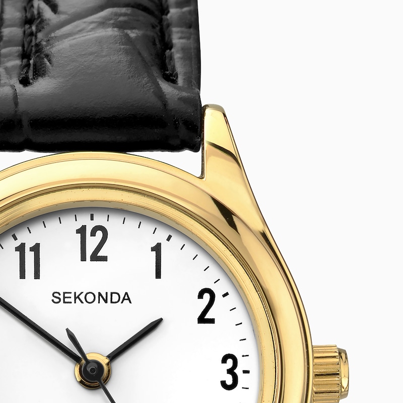 Main Image 2 of Sekonda Evans Ladies' Black Strap Watch