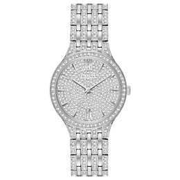 Bulova Crystal Ladies' Stainless Steel Bracelet Watch