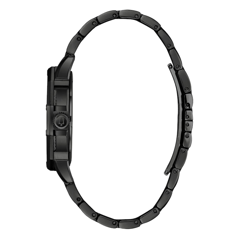 Main Image 3 of Bulova Crystal Octava Men's Black Ip Bracelet Watch