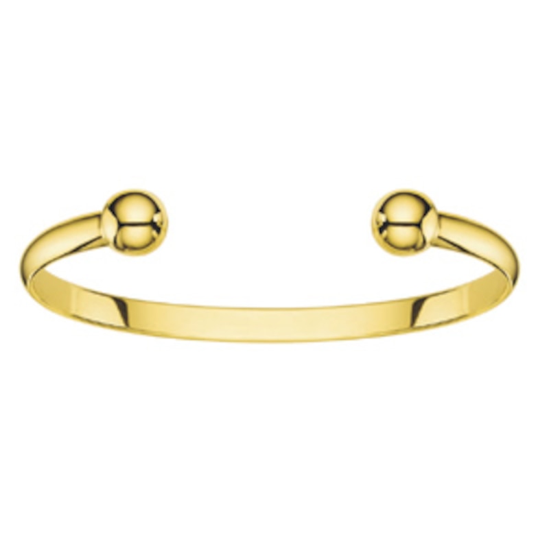 Main Image 1 of 9ct Yellow Gold Torque Bangle