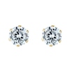 Thumbnail Image 1 of 9ct Yellow Gold Cubic Zirconia 5mm Stud Earrings