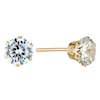 Thumbnail Image 2 of 9ct Yellow Gold Cubic Zirconia 5mm Stud Earrings