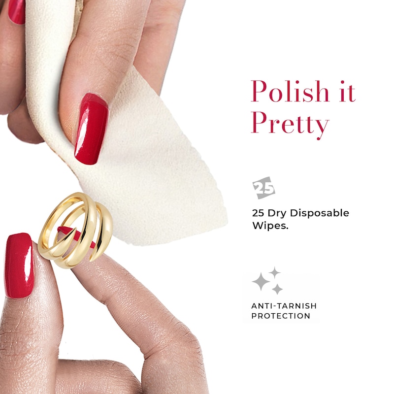 Main Image 4 of Connoisseurs Gold & Silver Jewellery Wipes